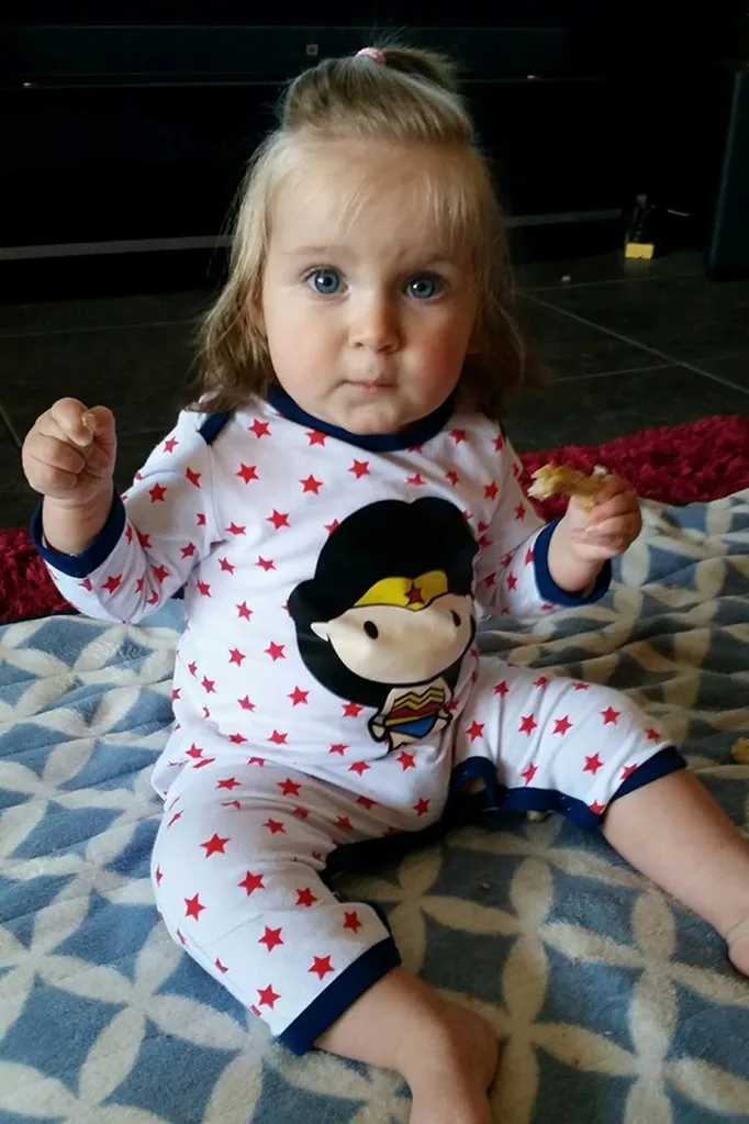 Julie Akmacic’s daughter Lucy (pictured) was four weeks old when she had a feeling something was wrong