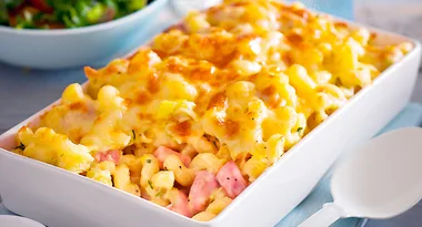 Creamy Chicken & Leek Pasta Bake
