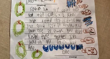 Mum shares son’s shocking letter to Santa