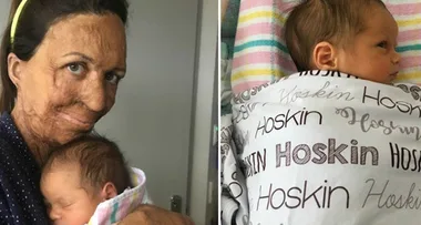 Turia Pitt announces the birth of her baby boy