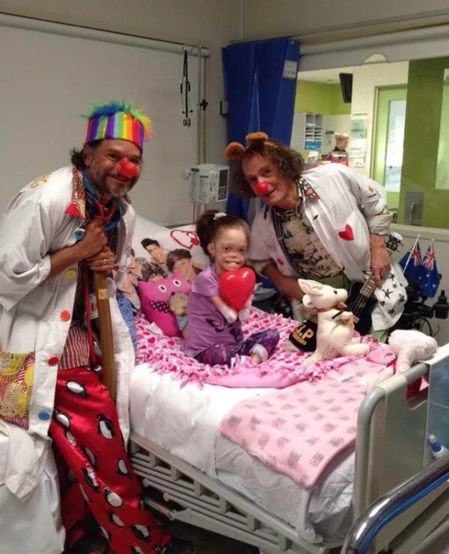 Happy time in the hospital
