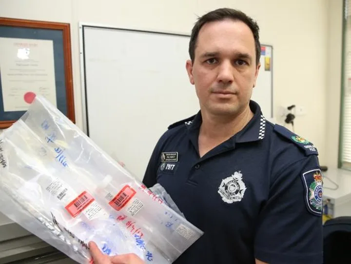 Senior Sergeant Paul Tabrett at St George police station