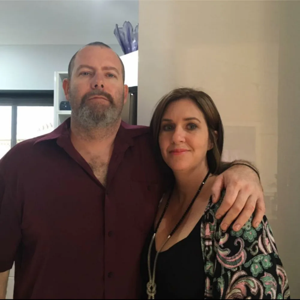 Prahnee Smith and her husband