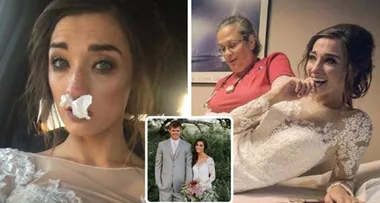 Bride’s nightmare: ‘I was hospitalised by my BOUQUET’