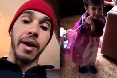 Lewis Hamilton slammed for gender shaming his nephew