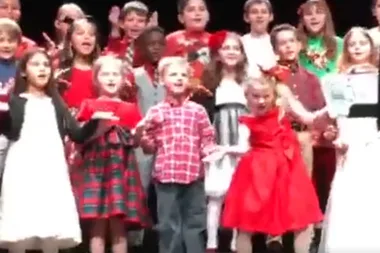Video of young girl dancing at her Christmas concert goes viral