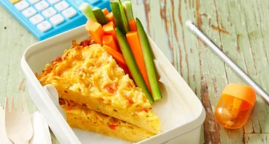 Noodle cheese slice