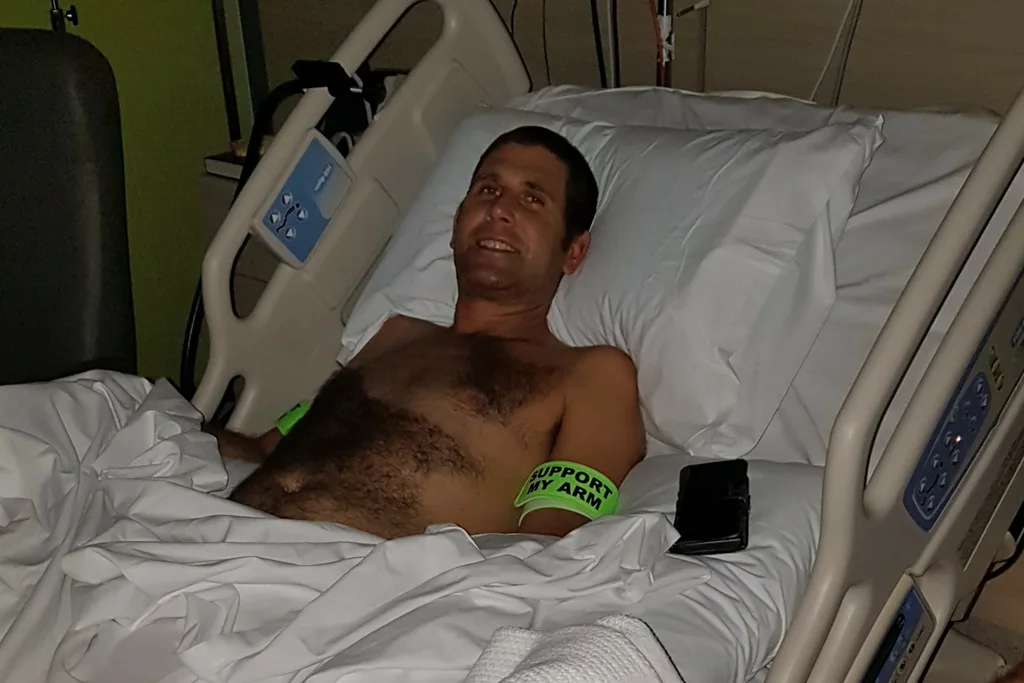 Jason is determined to walk again