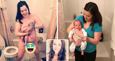 Mum who gave birth in her own bathroom says home delivery is ‘romantic and powerful’