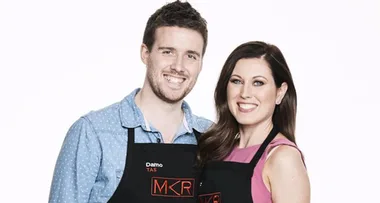 My Kitchen Rules Damo and Caz welcome baby girl
