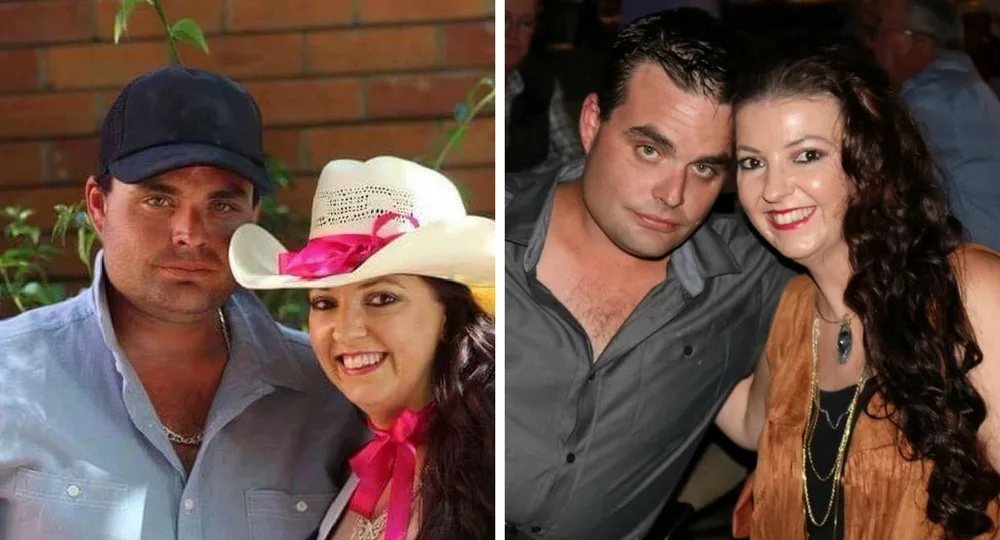 My partner Rachel and me.