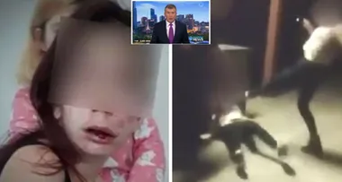 Shock video shows teenagers launching sickening attack on disabled teen girl