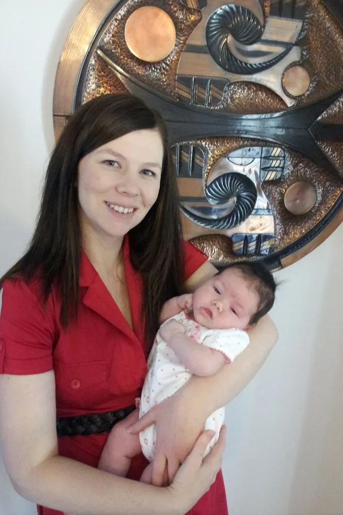 Our miracle baby Eloise arrived
