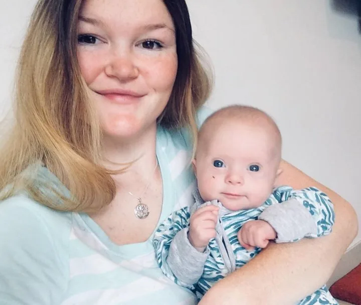 Brodee gave birth to baby Elijah on October 30