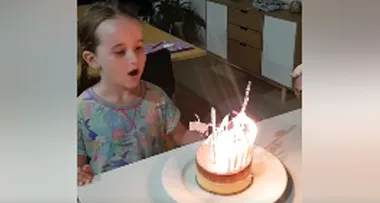 Mum left in shock after Kmart cake topper goes up in flames