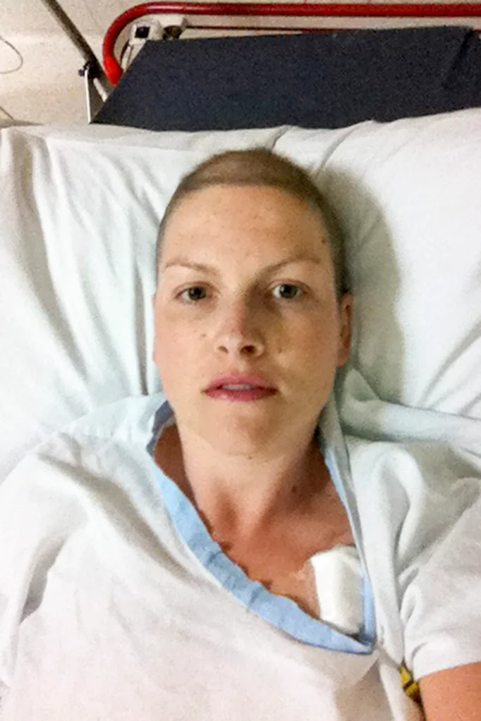 Me, two months after chemotherapy