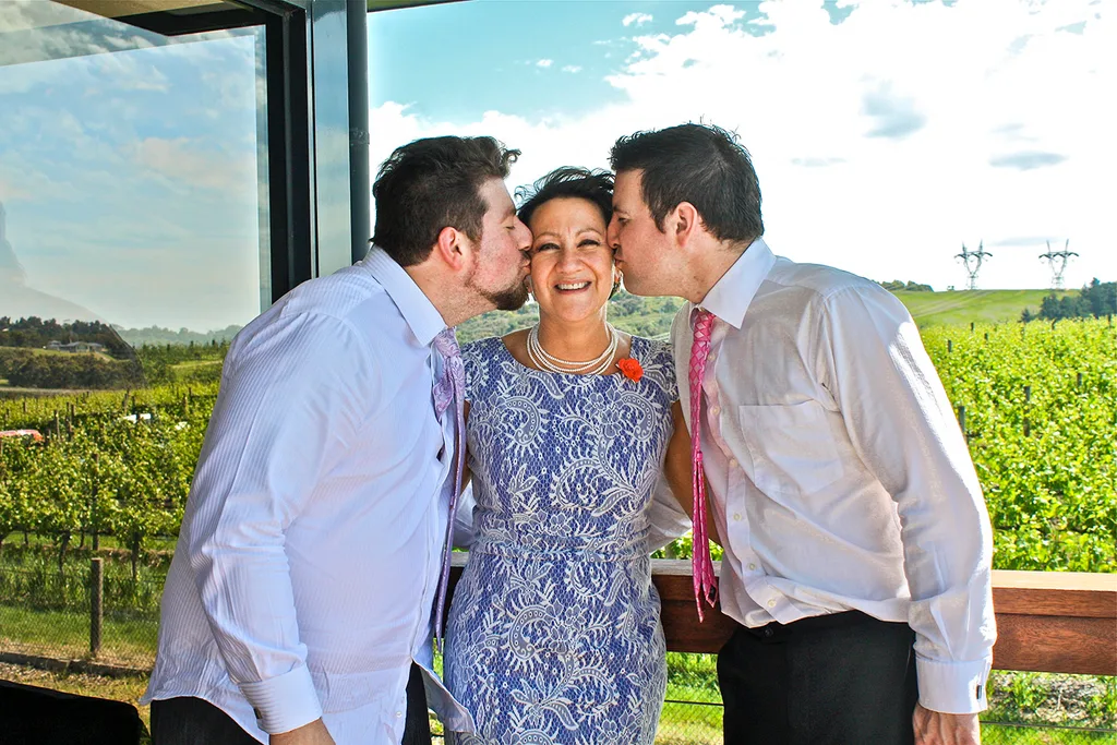 Leigh, me and Adam