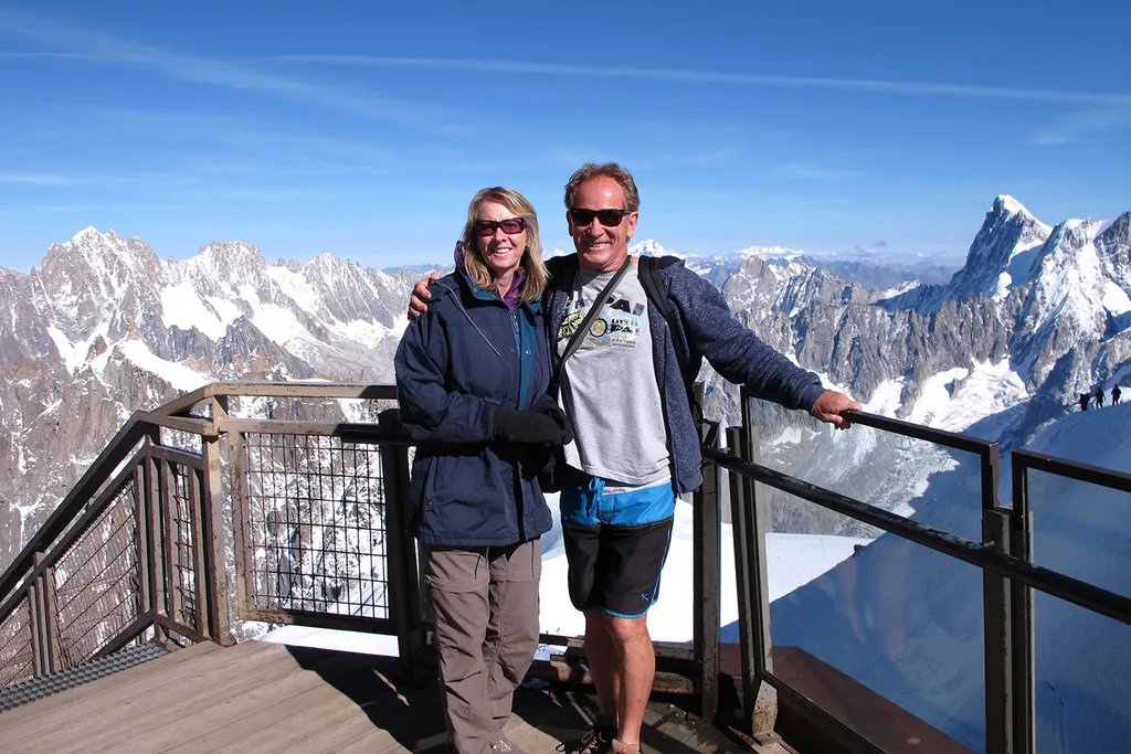 Me and Peter in the Swiss Alps