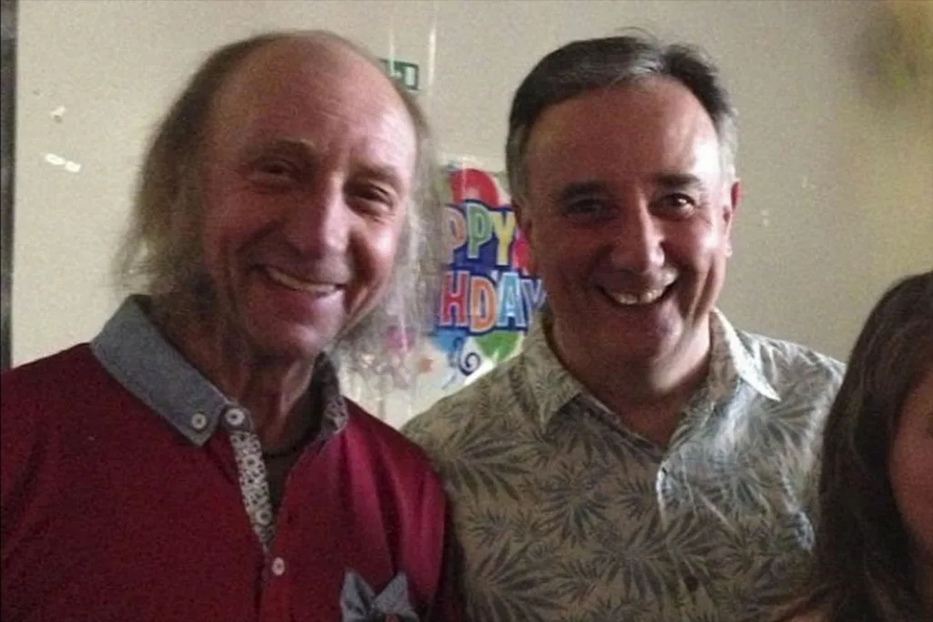 Best mates Ray and Anthony