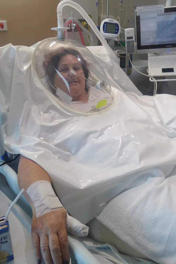 Recovering in hospital