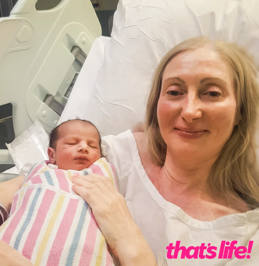 Carolyne with her son