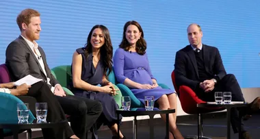 William, Kate, Harry and Meghan step out for first official appearance together