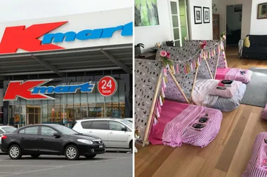 Kmart mum creates slumber party of the year