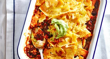Beef nacho bake