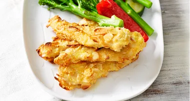 Almond & parmesan crumbed chicken