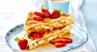 Peanut butter and banana french toasties