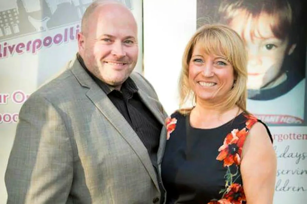 My second husband Stuart and me