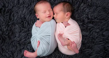 Easter hunt shock: we found twins