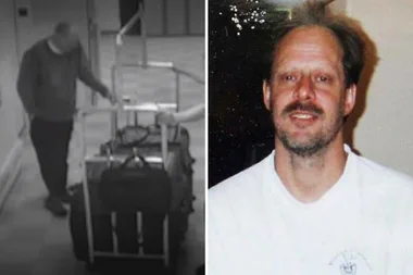 Chilling footage has emerged of Las Vegas shooter planning massacre
