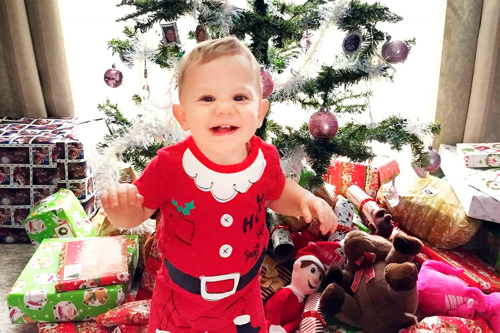 Our happy Eli enjoying Christmas