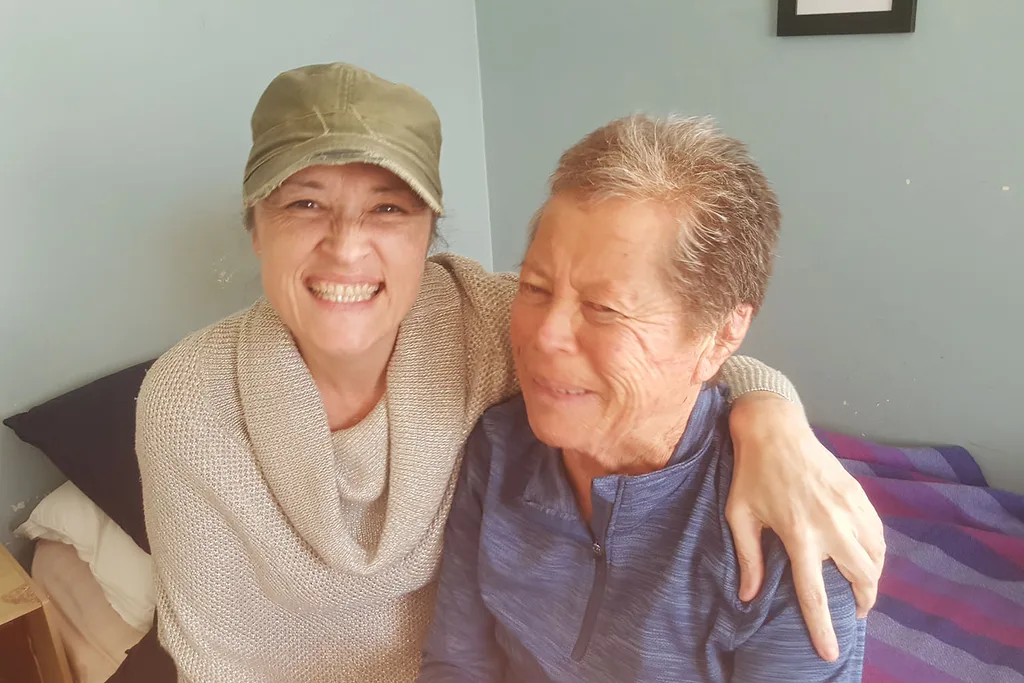 My wife Di and my mum Susan