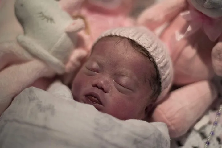 Cassandra shared this photo of her baby girl