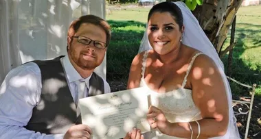 A week after our wedding my husband was in a coma