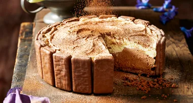 Tim Tam cheesecake