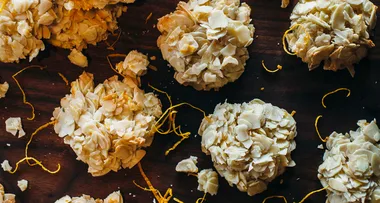 Almond and orange Florentines