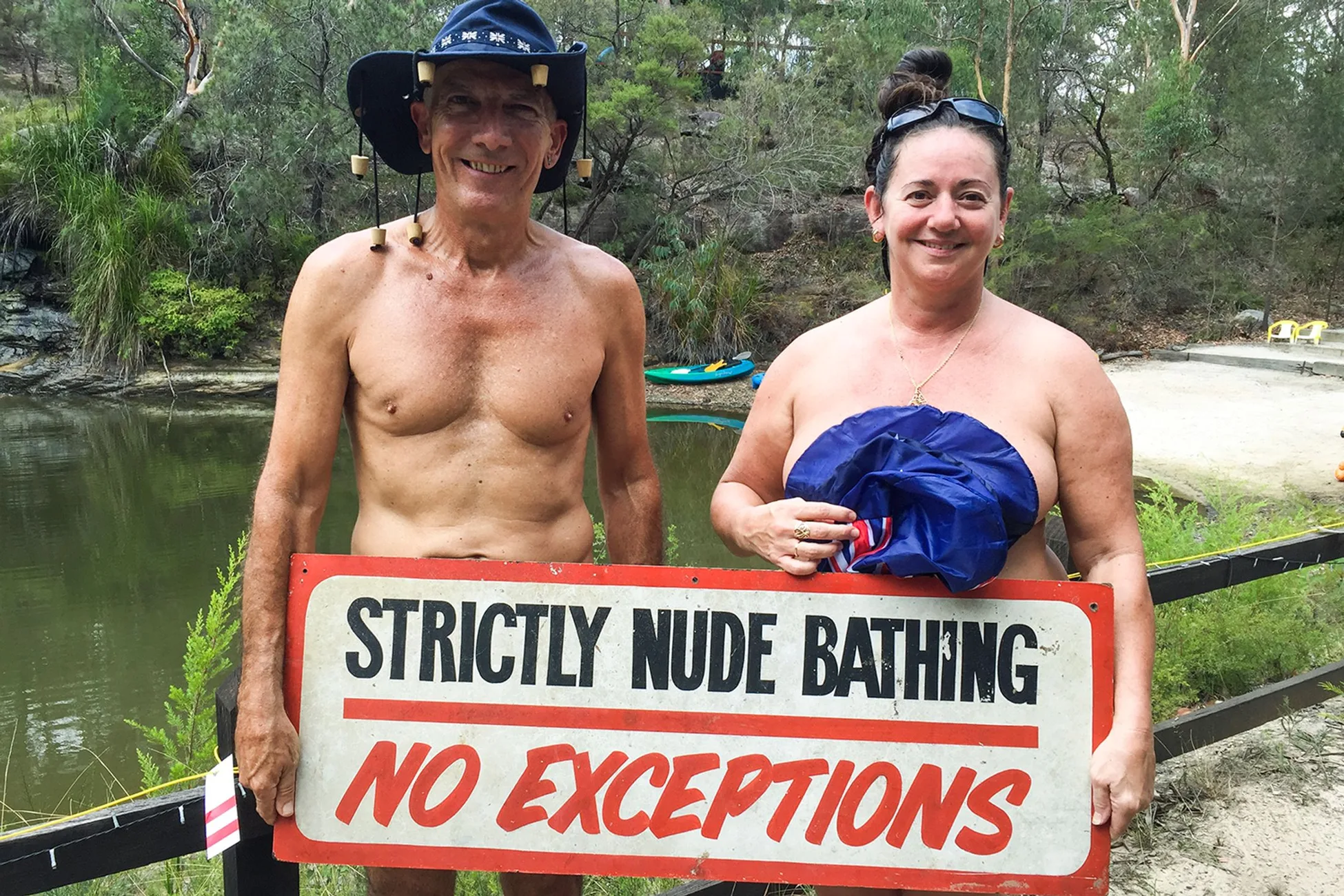 Naturist Aussie couple planning to tie the knot in the nude that's life!