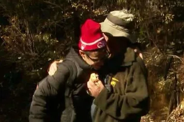 Two grandfathers lucky to be alive after night lost in the bush