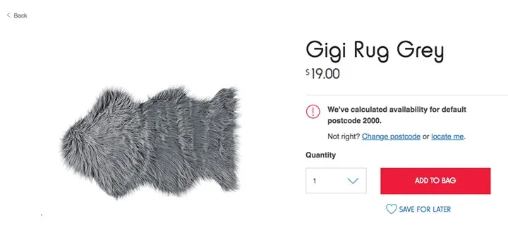 Her coat was made from two of these rugs