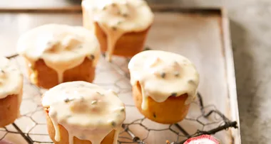 Passionfruit friands