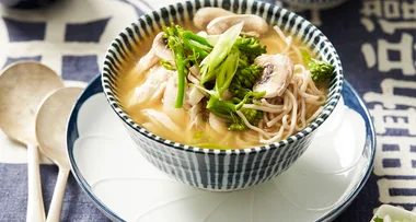 Japanese chicken miso soup