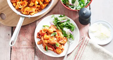 Spiced Italian chicken and pasta