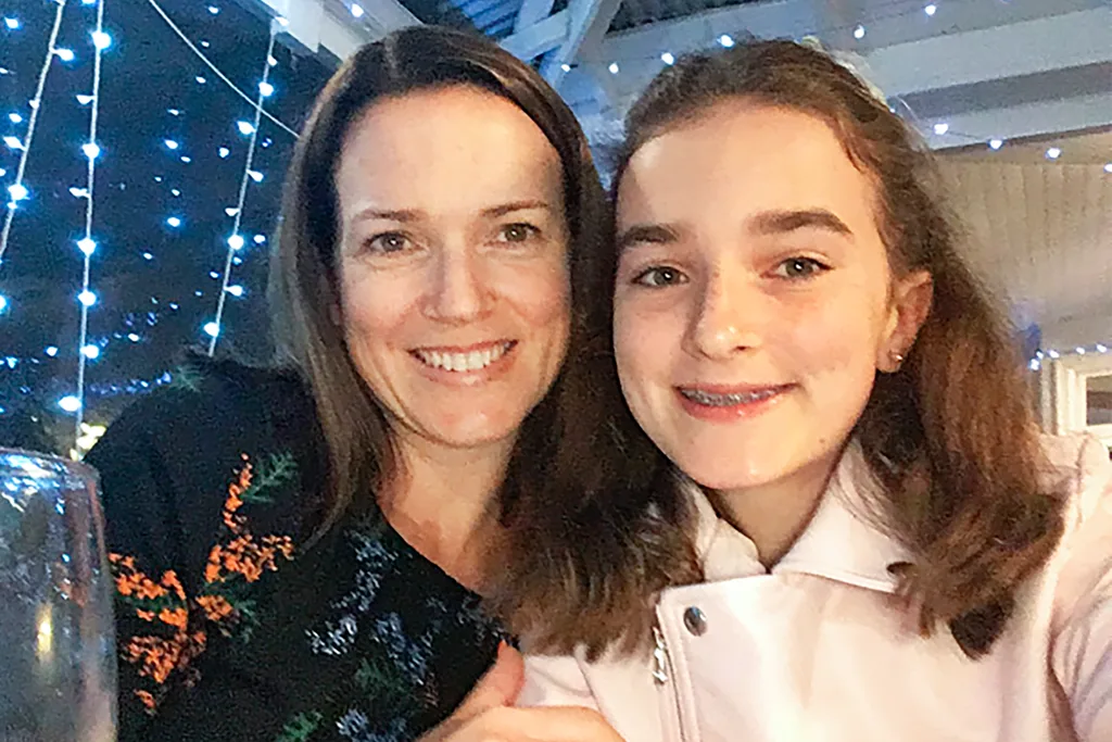 daughter and mother
