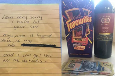 Mother responds to car accident in the most heartwarming way