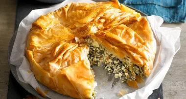 Spinach & feta pie