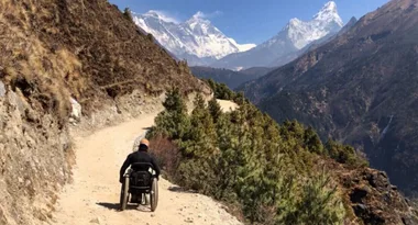 I climbed Everest on my hands!