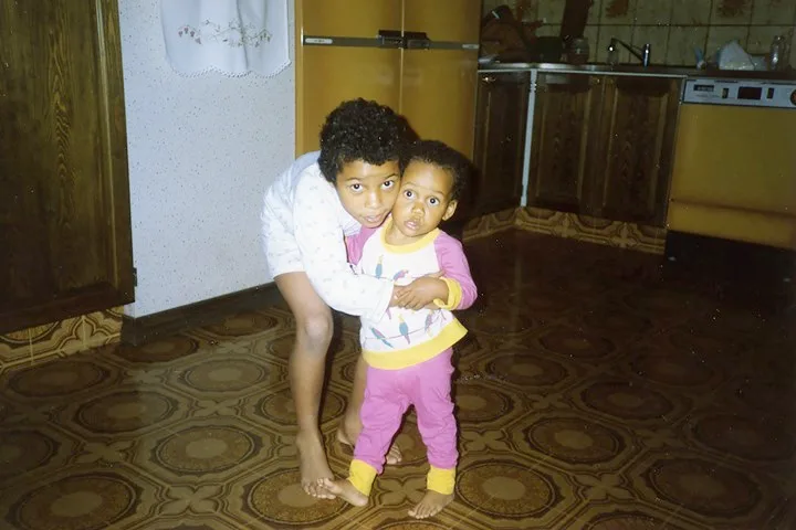 Christina and brother